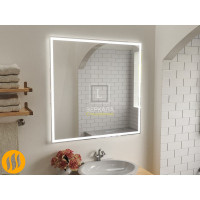 Зеркало в ванную комнату с подсветкой и подогревом Люмиро Слим