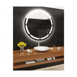 Зеркало с подсветкой для ванной комнаты Юдина 65 см