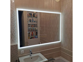Выполненная работа: зеркало для ванной комнаты с подсветкой Верона